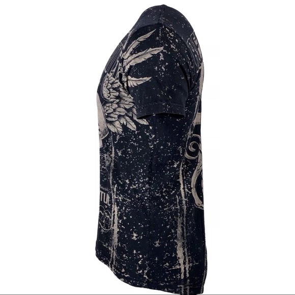 Rebel Saints by Affliction Men's T-shirt GARAGE - Picture 7 of 10